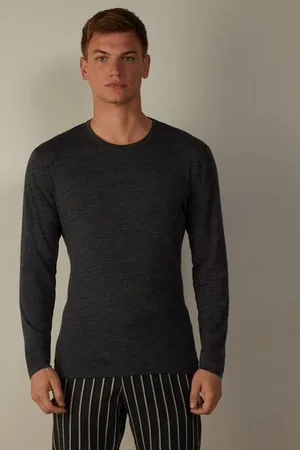 intimissimi Vlněné Tričko Merino s Dlouhým Rukávem Člověk
