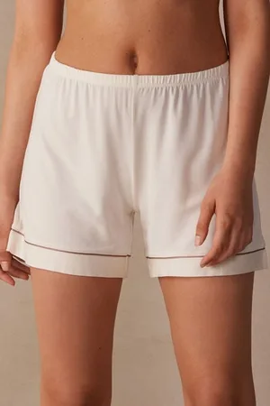 intimissimi Modalové Šortky s Kontrastními Detaily Lemování Žena