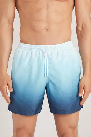 intimissimi Plavkové Boxerky s Modrým Ombré Potiskem Člověk