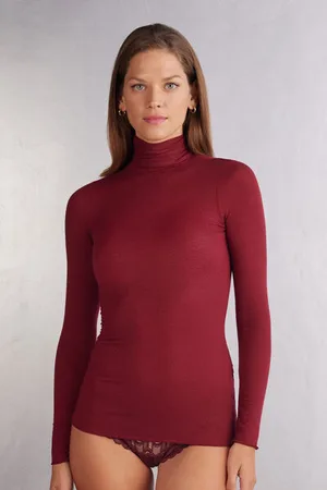 intimissimi Ultralehká Halenka se Stojáčkem z Modalu a Kašmíru Žena