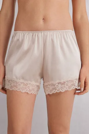 intimissimi Hedvábné Šortky s Krajkou Žena