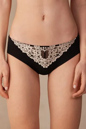intimissimi Bezešvé Bavlněné Kalhotky Pretty Flowers Žena