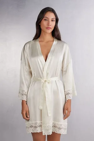 intimissimi Hedvábné Kimono Pretty Flowers Žena