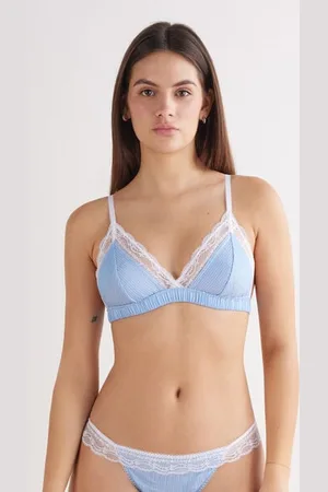intimissimi Trojúhelníková Podprsenka z Bavlněného Plátna Morning Portofino Žena
