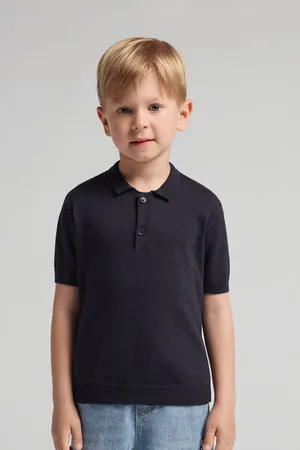 intimissimi Chlapecké Polo Tričko s Krátkým Rukávem z Bavlněného Úpletu Chlapec
