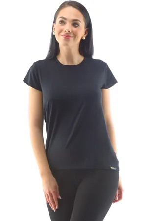 Gina Tričko s krátkým rukávem 18045P Barva/Velikost: černá / L