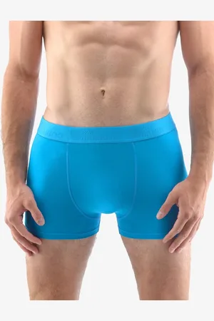 Gina Výhodné balení 5 kusů - Boxerky s kratší nohavičkou 73126P Barva/Velikost: dunaj / M/L