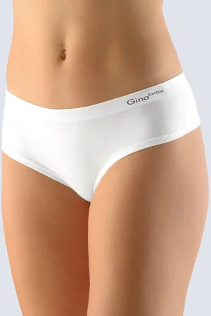 Gina Výhodné balení 5 kusů - Bambusová francouzská tanga 04026P Barva/Velikost: bílá / L/XL
