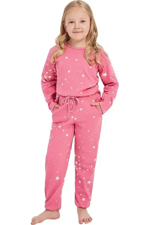 Taro Dívčí vzorované pyžamo Eryka 3030/3031 Barva/Velikost: růžová (pink) / 122