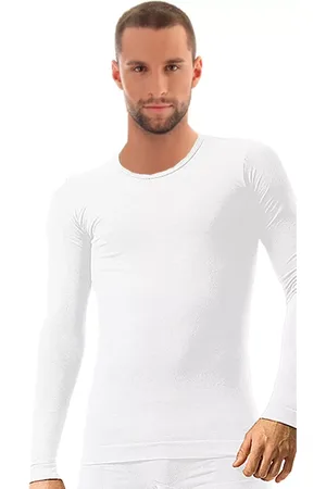 Brubeck Pánské tričko Comfort Cotton LS01120M Barva/Velikost: bílá / XS/S