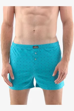 Gina Výhodné balení 5 kusů - Trenky volné 75183P Barva/Velikost: tm. tyrkysová, petrolejová / L/XL
