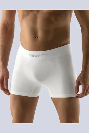 Gina Výhodné balení 5 kusů - Pánské trenky bezešvé 54004P Barva/Velikost: bílá / L/XL