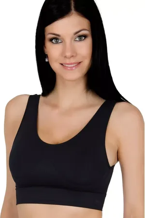 Hanna Style Dámská bezešvá tvarující podprsenka 06-10 Barva/Velikost: černá / XS/S
