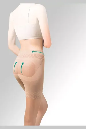 Gabriella PUSH-UP dámské tvarující punčocháče 40 DEN Barva/Velikost: melisa (tělová) / XS/S