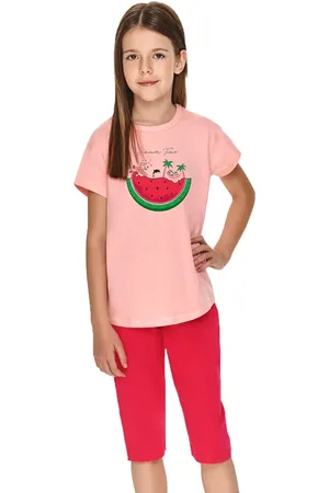 Taro Dívčí pyžamo Valentina s obrázkem Barva/Velikost: růžová (pink) / 92