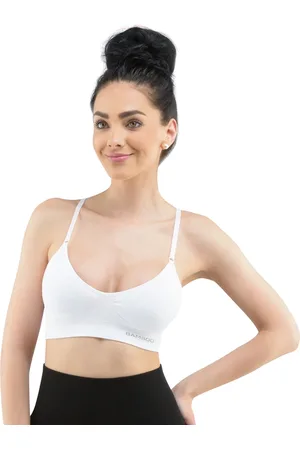 Gina Podprsenka sportovní s vycpávkami 07021P Barva/Velikost: bílá / L/XL