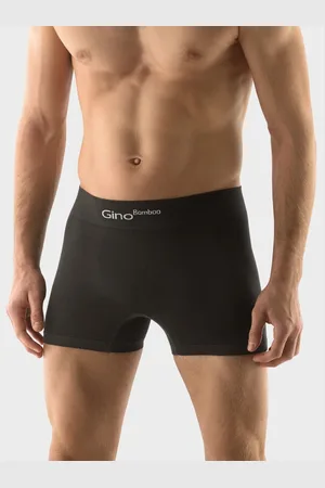 Gina Výhodné balení 5 kusů - Pánské trenky bezešvé 54004P Barva/Velikost: černá / L/XL