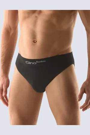Gina Pánské slipy bezešvé 50003P Barva/Velikost: černá / L/XL