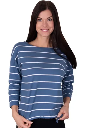 Babell Dámské vzorované tričko Cornelia Barva/Velikost: jeans / XS/S