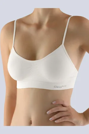 Gina Krátký top 07010P Barva/Velikost: bílá / L/XL