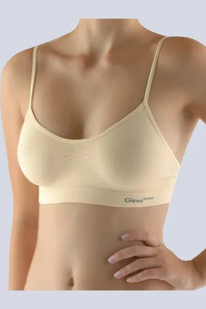Gina Krátký top 07010P Barva/Velikost: tělová / L/XL