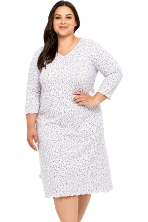 Taro Dámská noční košile nadměrné velikosti Ariella 3258/41 Barva/Velikost: modrá / XXL