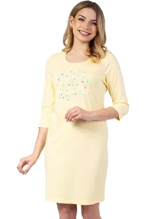 Regina Andrew Dámská noční košile 138/43 Barva/Velikost: žlutá světlá / M