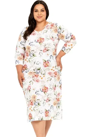Taro Dámská noční košile nadměrné velikosti Louisa 3263/41 Barva/Velikost: bílá / XXL