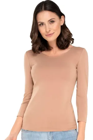 Babell Dámské tričko Manati BASIC Barva/Velikost: béžová / M/L