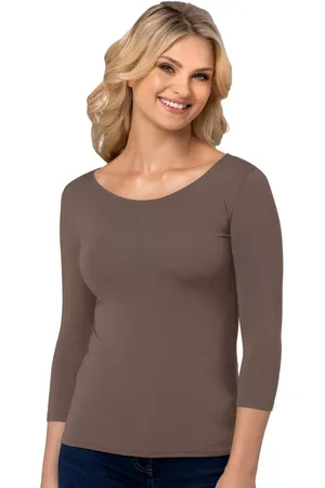 Babell Dámské tričko Manati BASIC Barva/Velikost: caffe / S/M