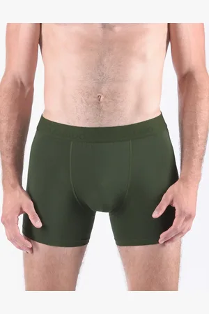 Gina Výhodné balení 5 kusů - Boxerky s delší nohavičkou 74160P Barva/Velikost: lahvová / M/L