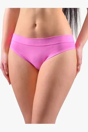 Gina Výhodné balení 5 kusů - Kalhotky bokové se širokým bokem Disco 16152P Barva/Velikost: pink / XS/S