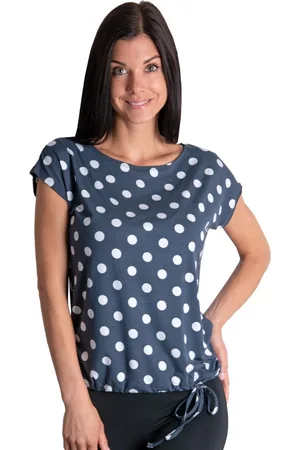 Babell Dámské tričko Lui 01 s krátkým rukávem Barva/Velikost: jeans / S/M