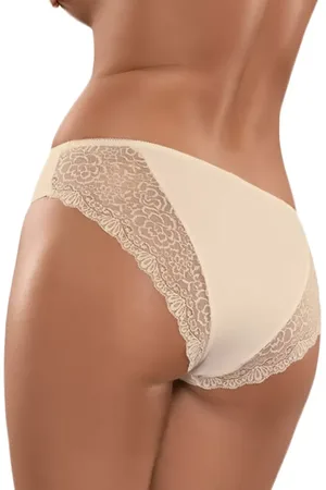 Babell Dámské klasické kalhotky BBL 145 s krajkou Barva/Velikost: tělová / M/L