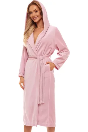 L -  L Dámský župan Hot puder Barva/Velikost: růžová světlá / M/L