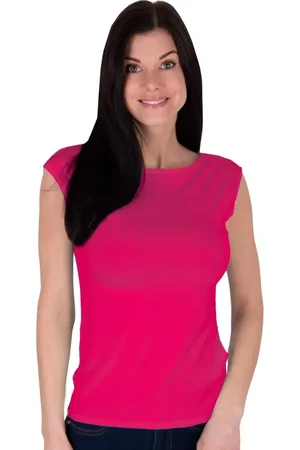 Babell Dámské tílko široká ramínka Indi Long Edition II Barva/Velikost: růžová tmavá / XL/XXL