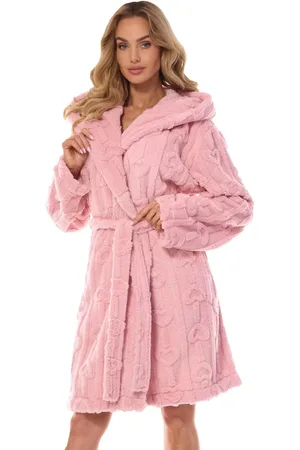 L -  L Dámský župan Carina pink Barva/Velikost: růžová (pink) / M/L