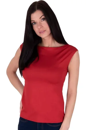 Babell Dámské tílko široká ramínka Indi Long Edition II Barva/Velikost: vínová světlá / XS/S