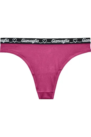 Gianvaglia Dámská tanga 820 se srdíčky Barva/Velikost: růžová / L/XL