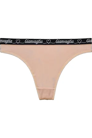 Gianvaglia Dámská tanga 820 se srdíčky II. jakost - barva Barva/Velikost: tělová / L/XL