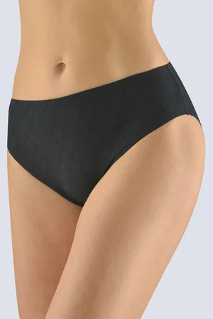 Gina Výhodné balení 5 kusů - Kalhotky klasické 10225P Barva/Velikost: černá / S/M