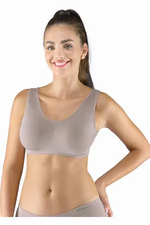 Gina Podprsenka se širokými ramínky 07016P Barva/Velikost: šedohnědá / L/XL