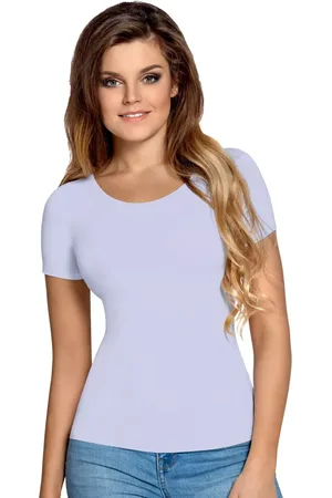 Babell Dámské tričko Carla BASIC Barva/Velikost: fialová světlá / S/M