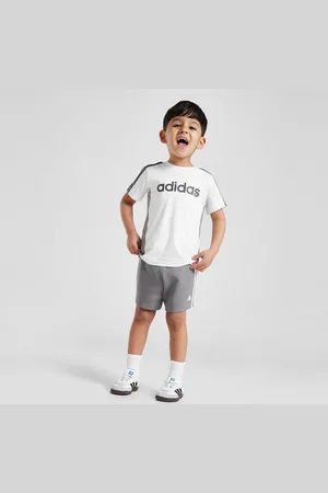 adidas Souprava Linear Teesht Whtgry B