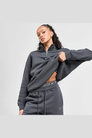 Nike Mikina Rozepínací W Nsw Flc Qz Gls