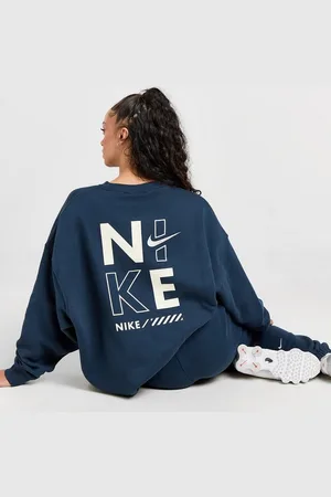 Nike Mikina W Nsw Flc Os Crew Gls