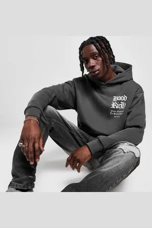 Hoodrich Mikina S Kapucí Asphalt Hd Gry