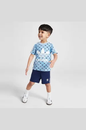 adidas Souprava Mono Aop Tee Blu B