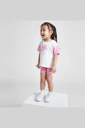 Nike Souprava (G)Cblk Tee/sht Wht/pnk G