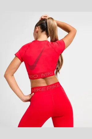 Nike Top W Pro Df Ss Crop Top Gx